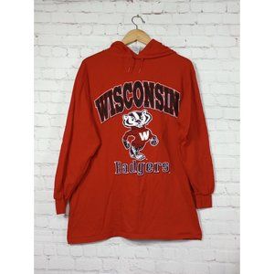 Wisconsin Badgers Bucky Long-Sleeve Shirt Sz XL Red Artex Sportswear Made In USA